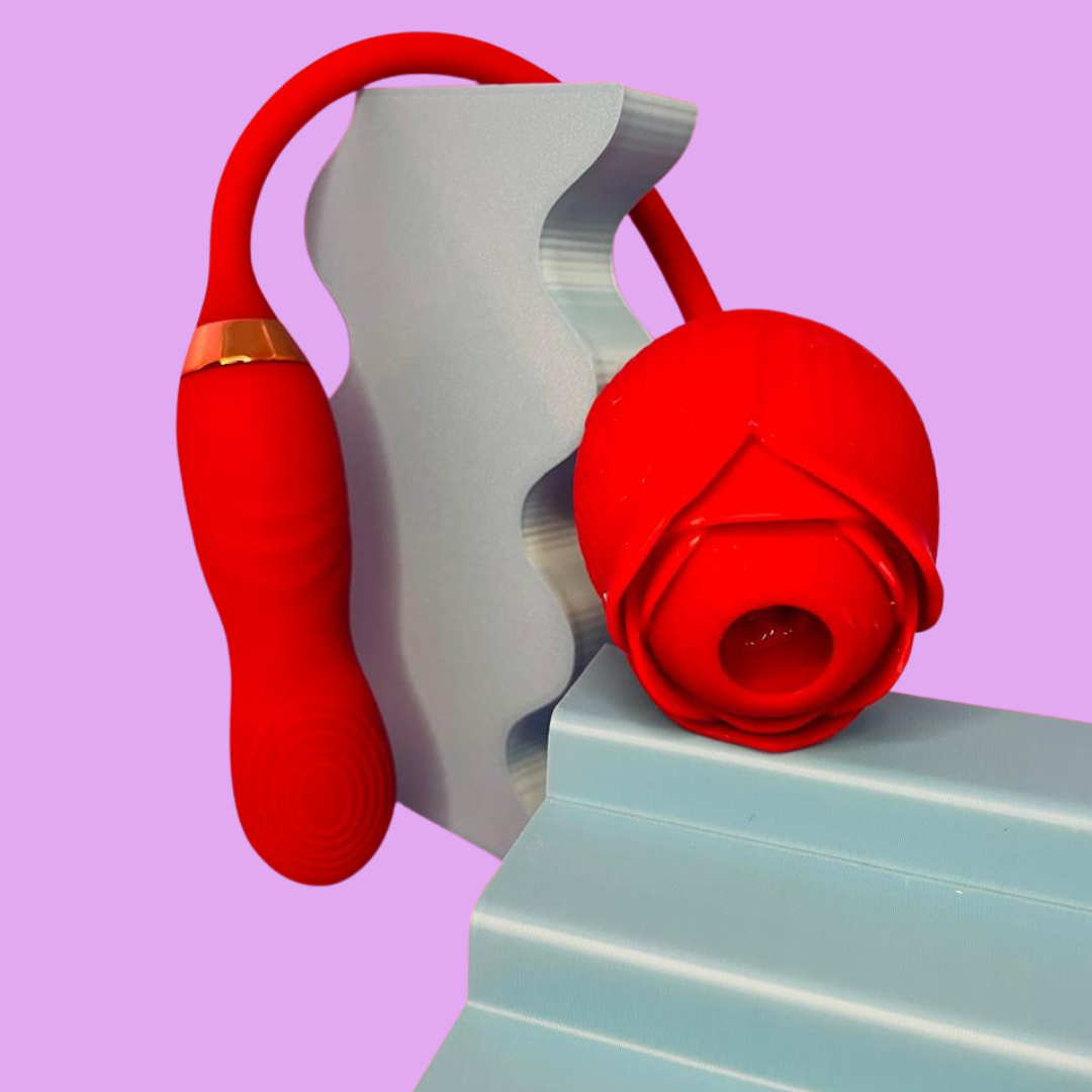 Lumi Flora | Vibrador Rosa e Movimento "Vem Cá"