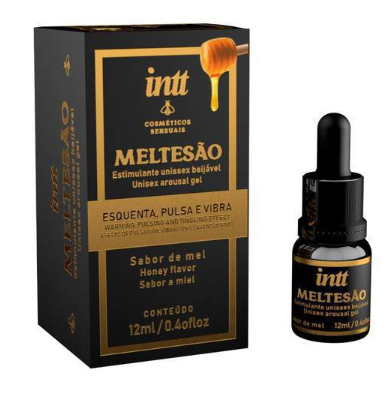 O Meltesão é puro encanto e intensidade em um só toque. Um gel unissex com sabor irresistível de mel , sem açúcar, criado para vibrar, pulsar e esquentar ao entrar em contato com a pele. Ele desperta o corpo com ondas de calor e desejo, transformando cada toque em uma experiência doce, quente e deliciosamente provocante.

Feito para quem ama sentir o prazer crescendo a cada segundo, o Meltesão é perfeito para momentos a dois, massagens sensuais ou aquele instante em que você quer se redescobrir.

