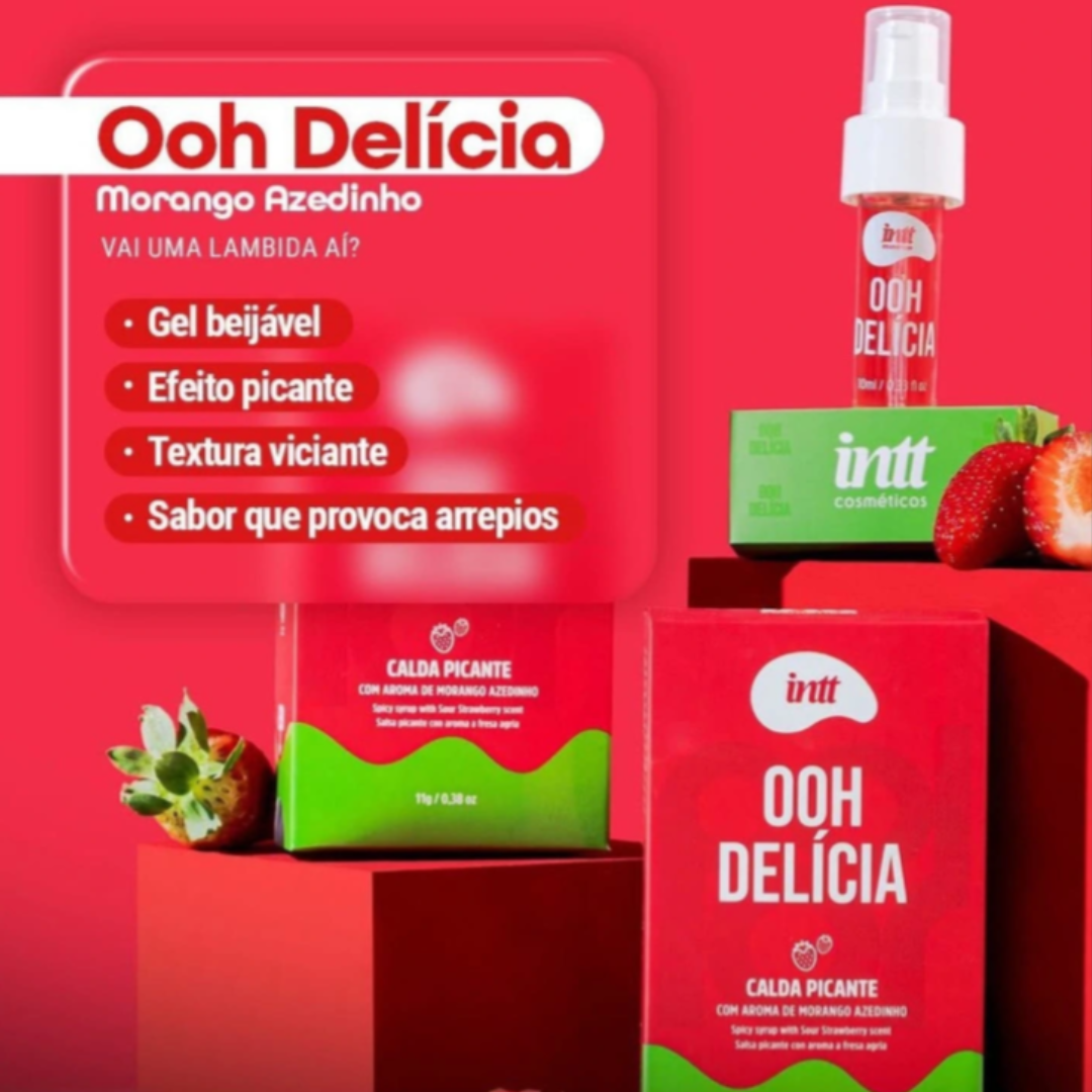 OOH DELÍCIA – CALDA PICANTE – MORANGO AZEDINHO