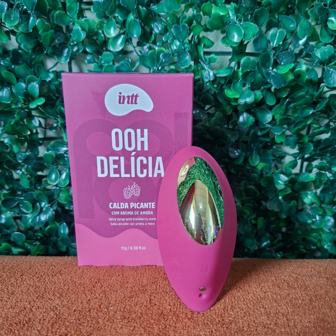 Kit Eclipse Experience — Calcinha Vibratória com Sugador + Oh! Delícia Intt