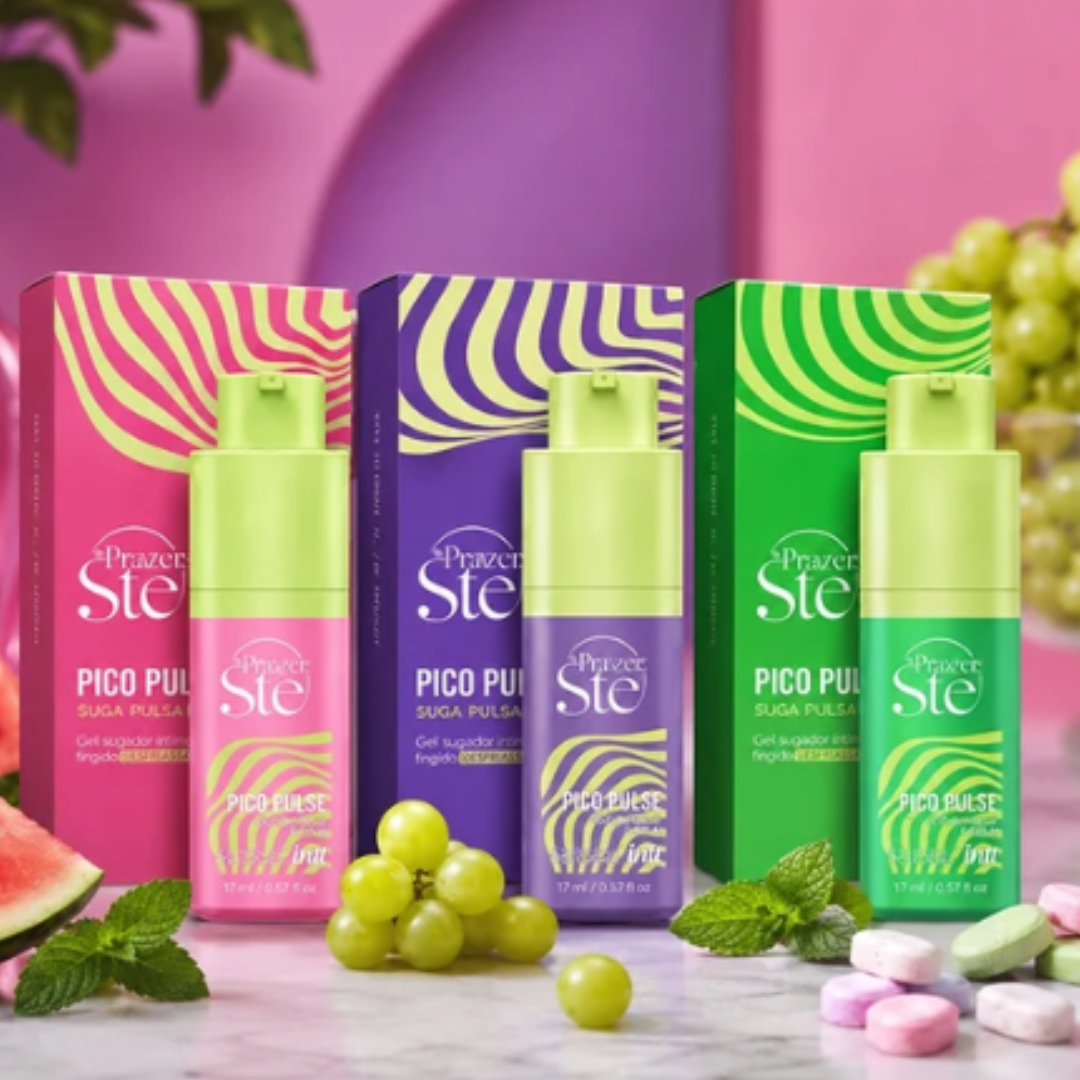 Pico Pulse Uva Verde — Excitante Unissex | Suga, Pulsa, Vibra e Gela