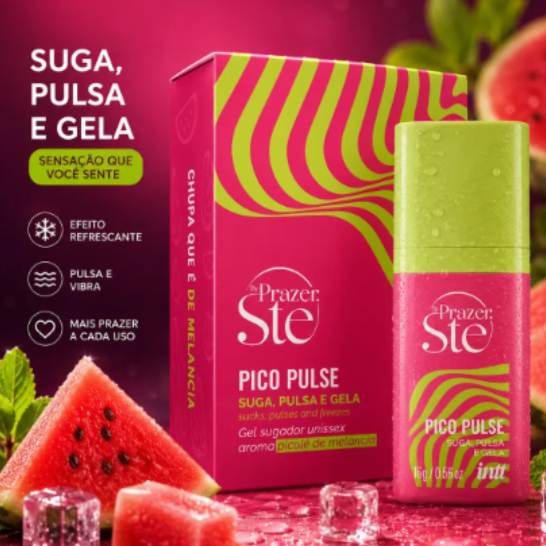 Pico Pulse Melancia - excitante unissex  PrazerSte