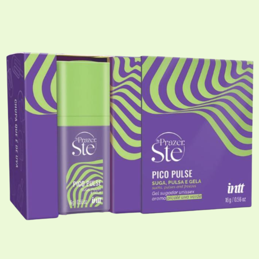 Pico Pulse Uva Verde — Excitante Unissex | Suga, Pulsa, Vibra e Gela