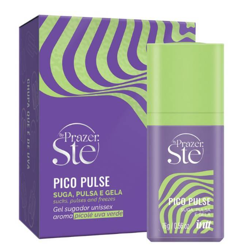 O Pico Pulse Uva Verde é o excitante unissex que desperta os sentidos e transforma o toque em pura eletricidade. Com o aroma marcante e sofisticado de uva verde, ele traz uma combinação envolvente entre frescor, doçura e desejo, perfeita para momentos a dois ou para o seu prazer solo.

Sensações que viciam:

Suga, pulsa e vibra com intensidade deliciosa;

Estimula cada ponto sensível com ondas crescentes de prazer;

Proporciona uma sensação refrescante e provocante que desperta o corpo inteiro.

Modo de uso