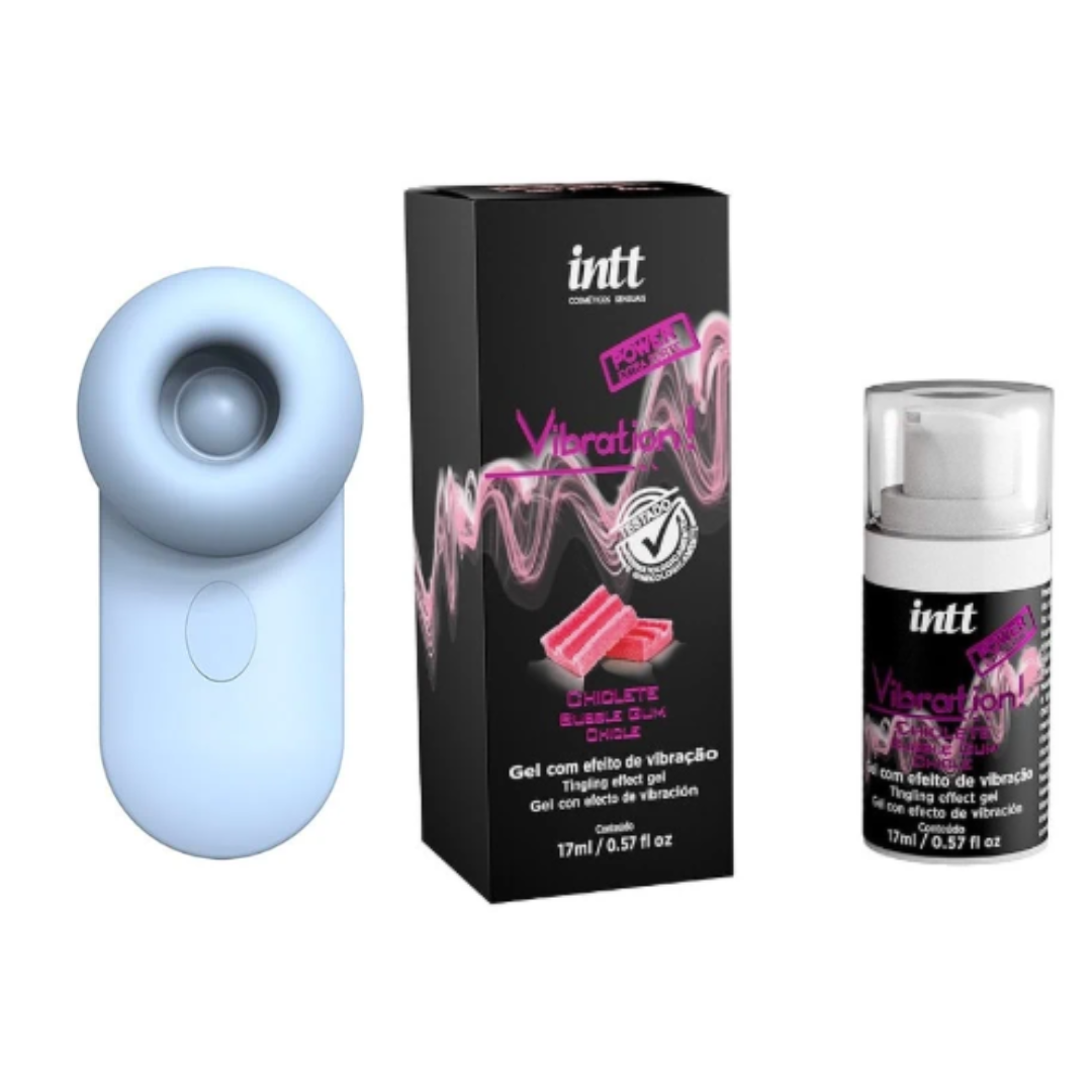Kit Pulse Experience | Pulse 2 em 1 + Vibration Power Chiclete + Garganta Profunda