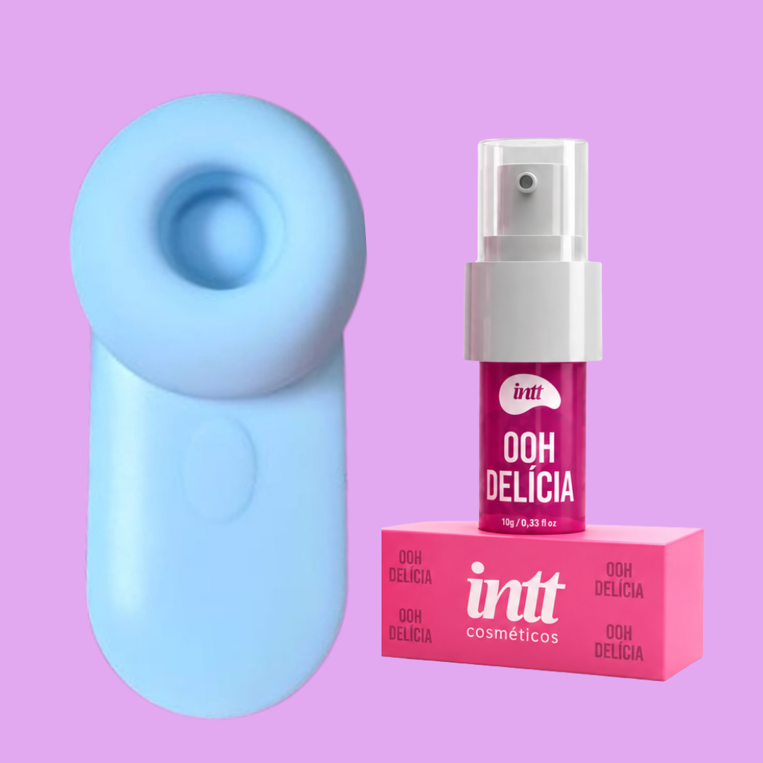 Um toque de prazer, o sabor da amora e uma provocação que começa nos sentidos.

Tem combinações que despertam a curiosidade antes mesmo de começar. O Kit Doce Provocação une o Pulse à Calda Beijável Ohh Delícia Amora da Intt, combinando novas sensações com o sabor doce e frutado da amora e um toque picante para deixar os momentos a dois ainda mais interessantes.

O Pulse é o protagonista desse kit, ideal para quem deseja explorar novas possibilidades de prazer e sair da rotina. Compacto e prático, é uma opç