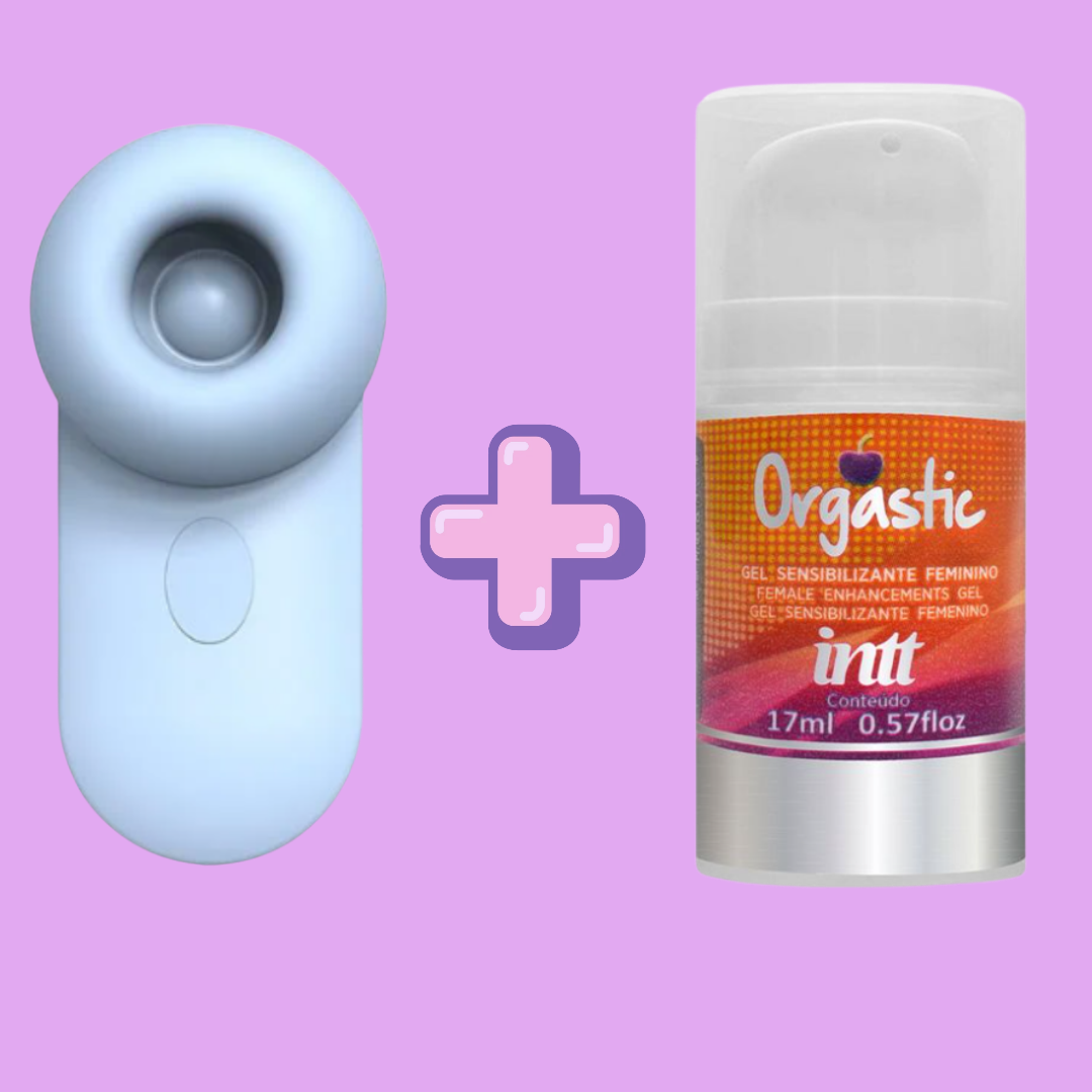 Mais estímulos, novas sensações e um convite para redescobrir o prazer.

O Kit Pulse + Orgastic Intt combina tecnologia de estimulação íntima com um produto desenvolvido para complementar a experiência sensorial feminina. Uma combinação para quem deseja explorar novas possibilidades, sair da rotina e dedicar mais atenção ao próprio prazer.

O Pulse é um estimulador 2 em 1 que reúne sugador e Power Touch, com 5 níveis de pulsação e 5 níveis de tapping, permitindo variar os estímulos. 
