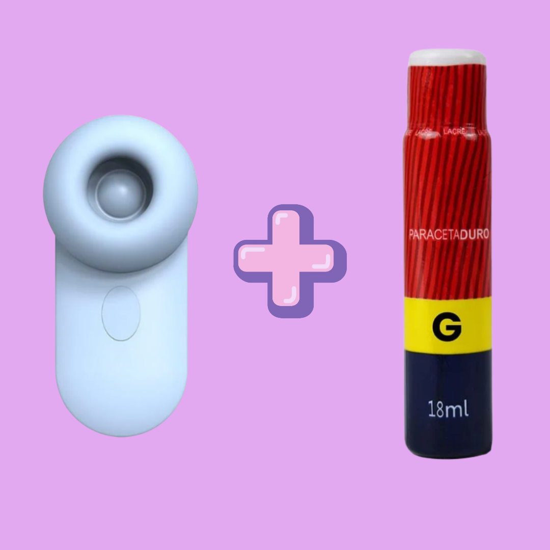 Mais estímulos, novas sensações e um presente para apimentar o momento a dois.

O Pulse combina duas tecnologias em um único produto: sugador e Power Touch, com 5 níveis de pulsação e 5 níveis de tapping. Uma combinação versátil para explorar diferentes estímulos e descobrir novas possibilidades na intimidade.

E nesta oferta especial, você ganha o Paracetaduro Excitante Masculino 18ml da Segred Love. Desenvolvido para a intimidade masculina, o gel proporciona sensações de calor e estimulação.