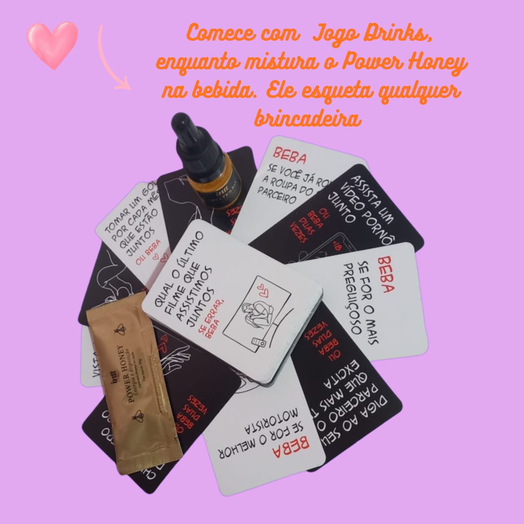 Kit Entre Drinks e Desejos - Conexão entre casais