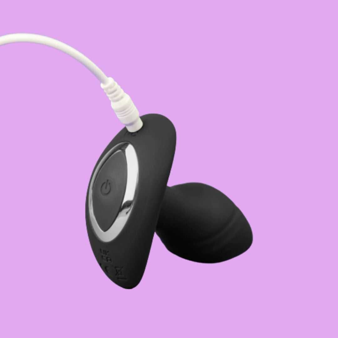 Rosquinha | Plug Anal Giratório Recarregável com Vibração | Linha Black