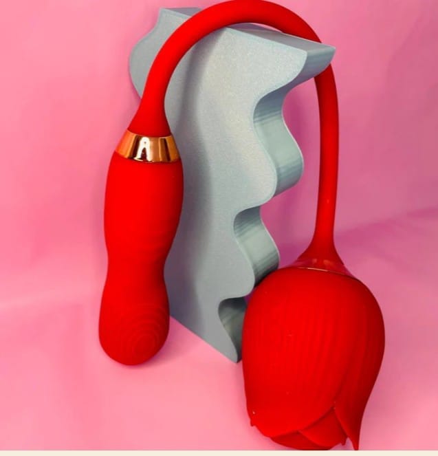 Lumi Flora | Vibrador Rosa e Movimento "Vem Cá"