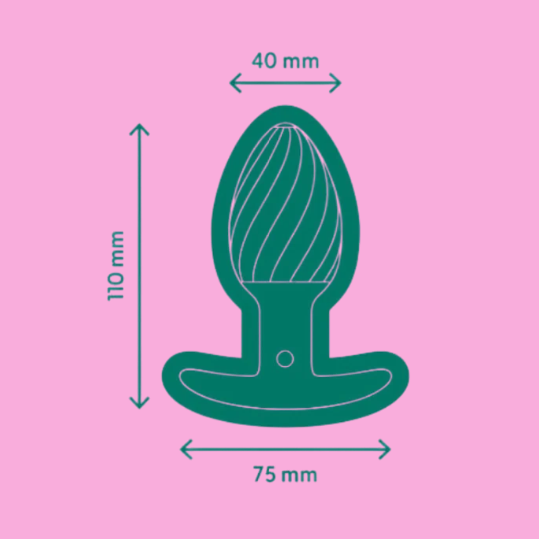 Rosquinha | Plug Anal Giratório Recarregável com Vibração  / APP