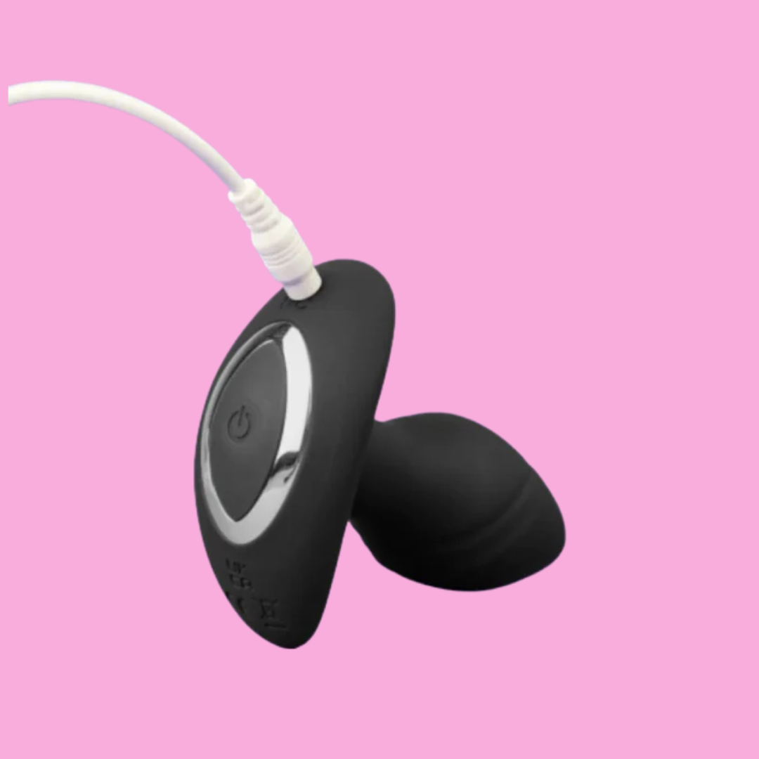 Rosquinha | Plug Anal Giratório Recarregável com Vibração  / APP