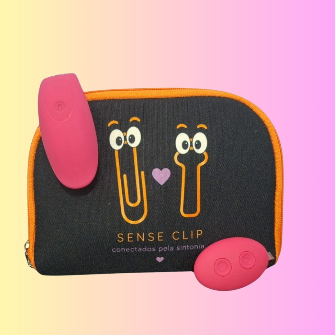 Kit Sintonia — Sense Clip Vibrador de casal + Bubble Vibes