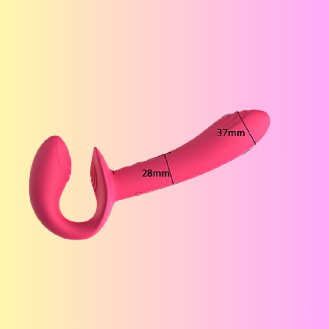 Link - Vibrador para Casais com Controle Remoto Strapless