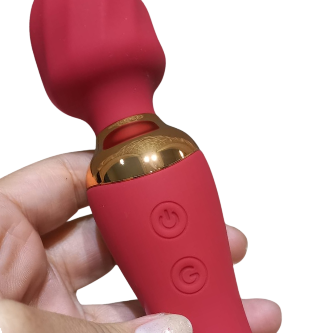 Titan™ | Varinha Mágica 2 em 1 com Aquecimento Inteligente - Vermelho