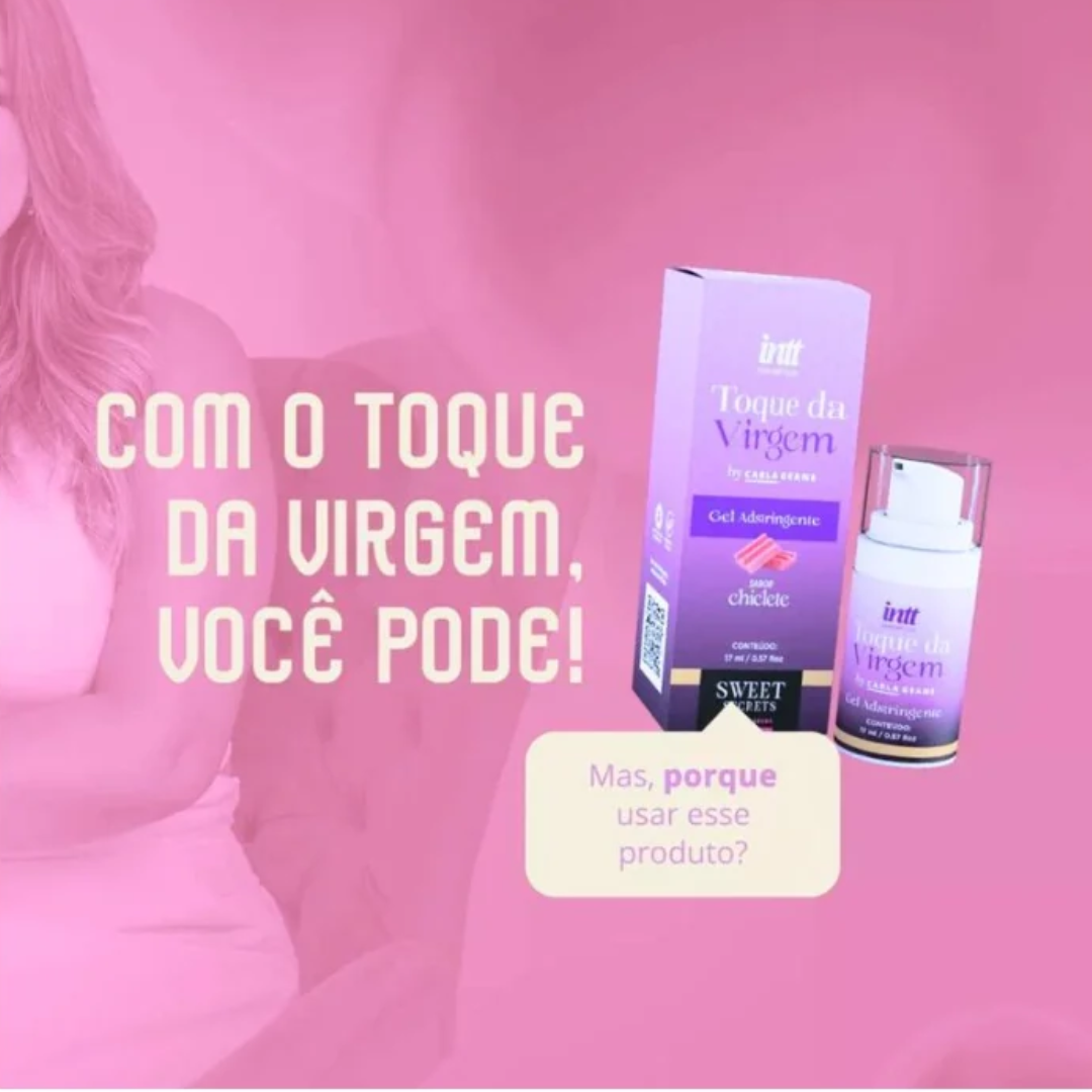 Toque da Virgem Sweet Secrets INTT — Gel Íntimo Adstringente Chiclete