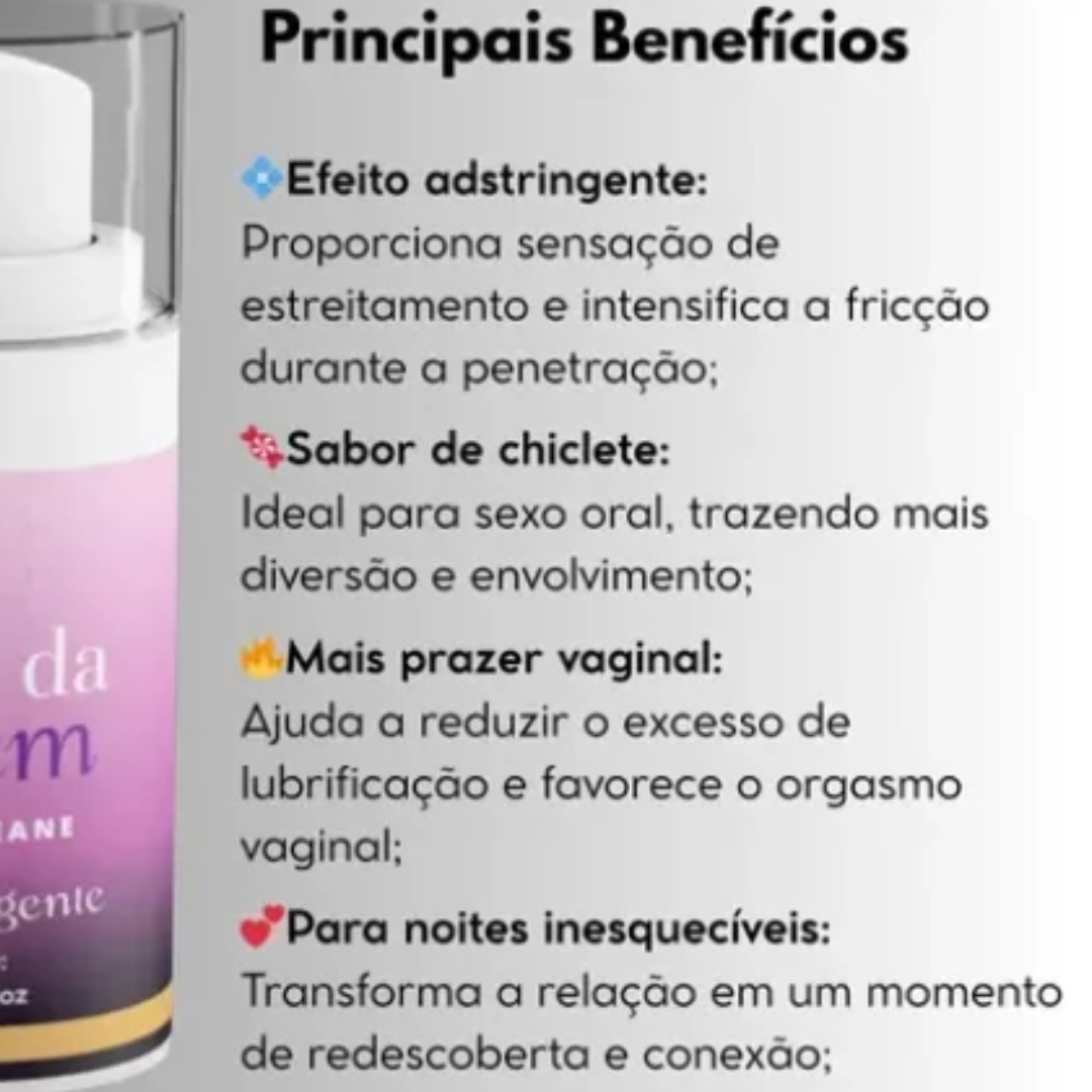 Toque da Virgem Sweet Secrets INTT — Gel Íntimo Adstringente Chiclete