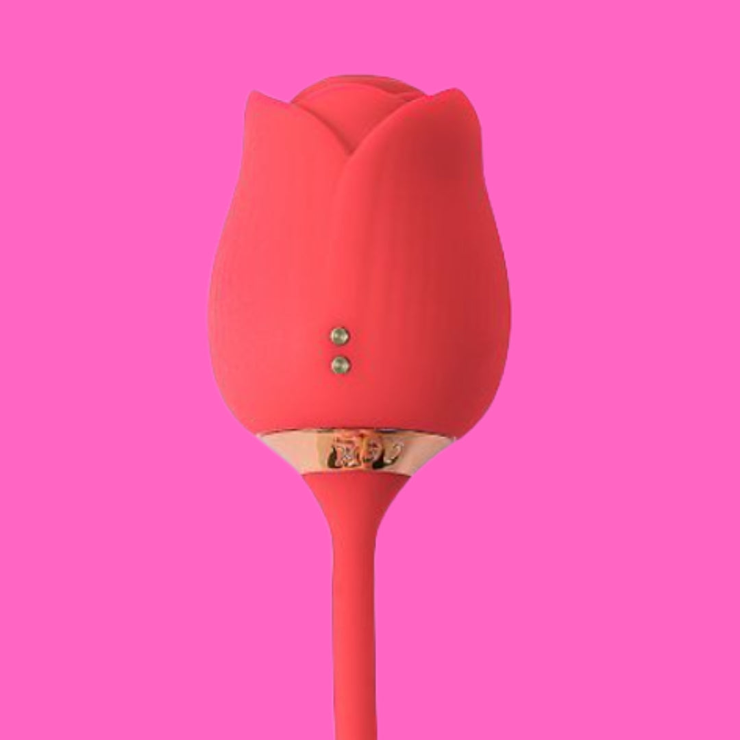 Flowery  | Vibrador Rosa e Movimento "Vem Cá"