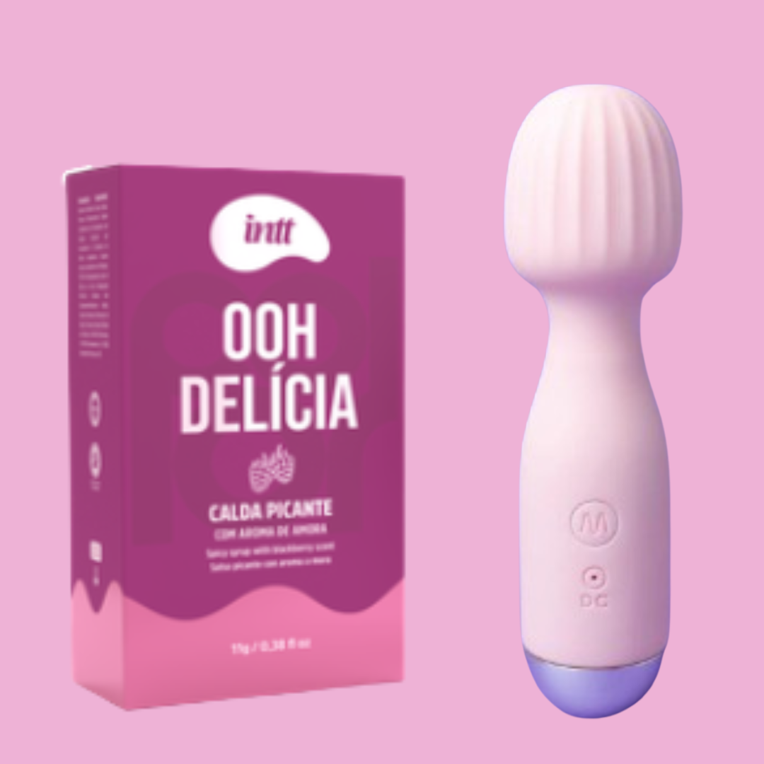 Já cantou hoje? Então prepara o microfone, porque hoje o show tem um toque de delícia!

Tem experiências que começam com uma vibração e terminam com aquele gostinho de quero mais.

O Kit Delícia Libertàre combina a potência da nossa Varinha Mágica Aura, produto exclusivo de marca própria, com o sabor irresistível da Calda Beijável Picante Ooh Delícia Amora 11g, que você ganha de presente!

Você compra a Aura e GANHA a Calda Picante Ooh Delícia Amora!

Uma combinação de vibração, massagem, sabor e sensações 