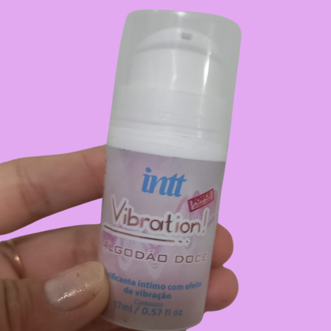 Vibration Algodão Doce | Gel Excitante com Jambu que Vibra, Pulsa e Aquece