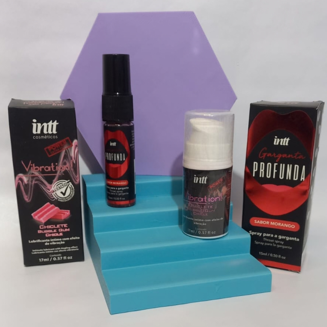 Combo Vibration Chiclete + Garganta Profunda | Experiência para Sexo Oral