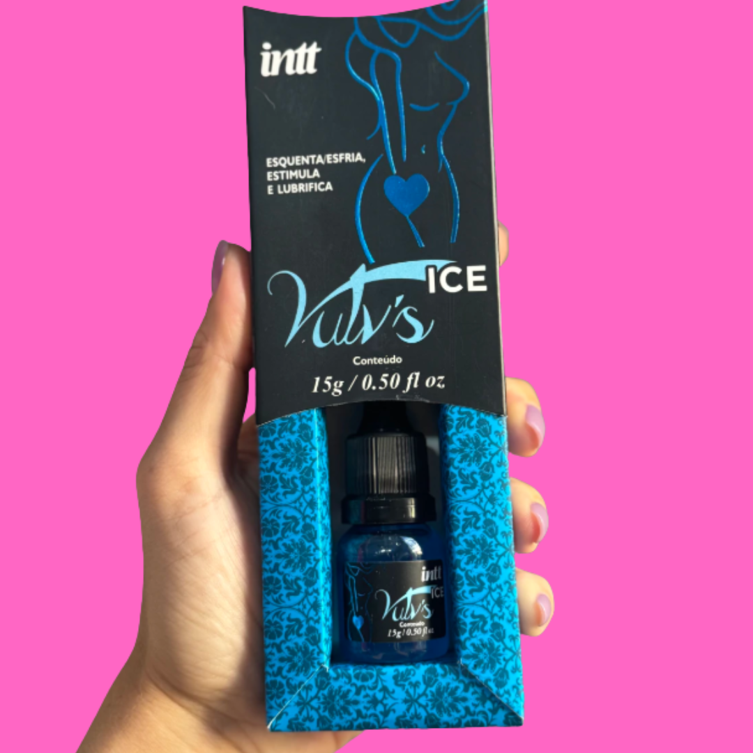 Vulv's Ice Gel Estimulante e Lubrificante Feminino 15g | Efeito Quente e Frio