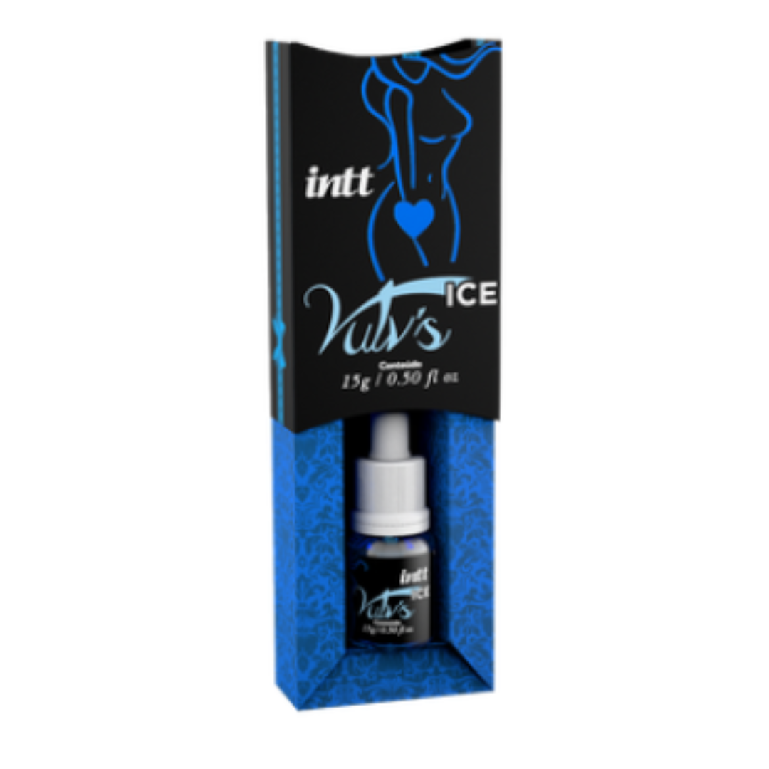 Kit Dual Sensação - Zaya  Vibrador Ponto G e Clitóris com Vibração e Pulsação + Vulv’s Ice 4 em 1