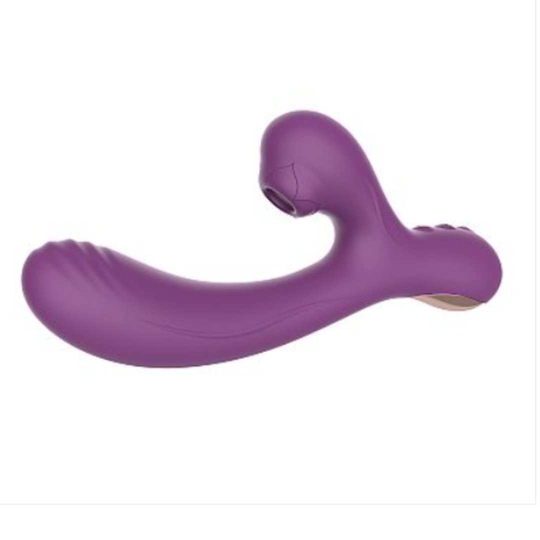 Kit Zaya - Vibrador de Ponto G e clitóris com Pulsação + Gel que vibra e pulsa com Jambu - Intt