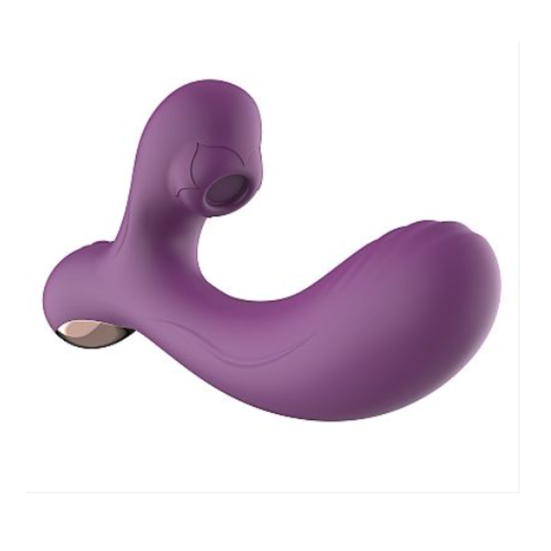 Kit Zaya - Vibrador de Ponto G e clitóris com Pulsação + Gel que vibra e pulsa com Jambu - Intt