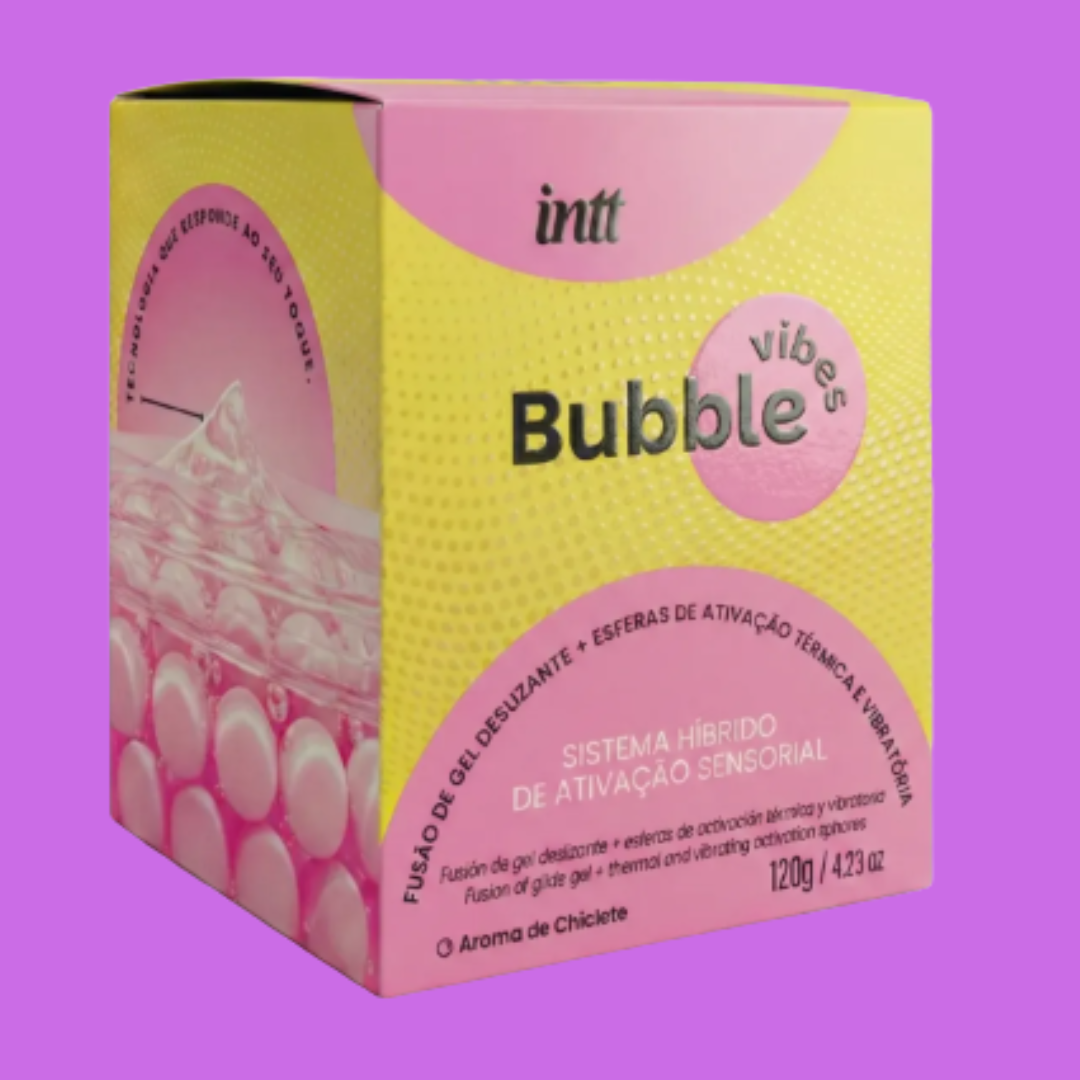 Bubble Vibes - Lubrificante Beijável Com Esferas 120G Intt