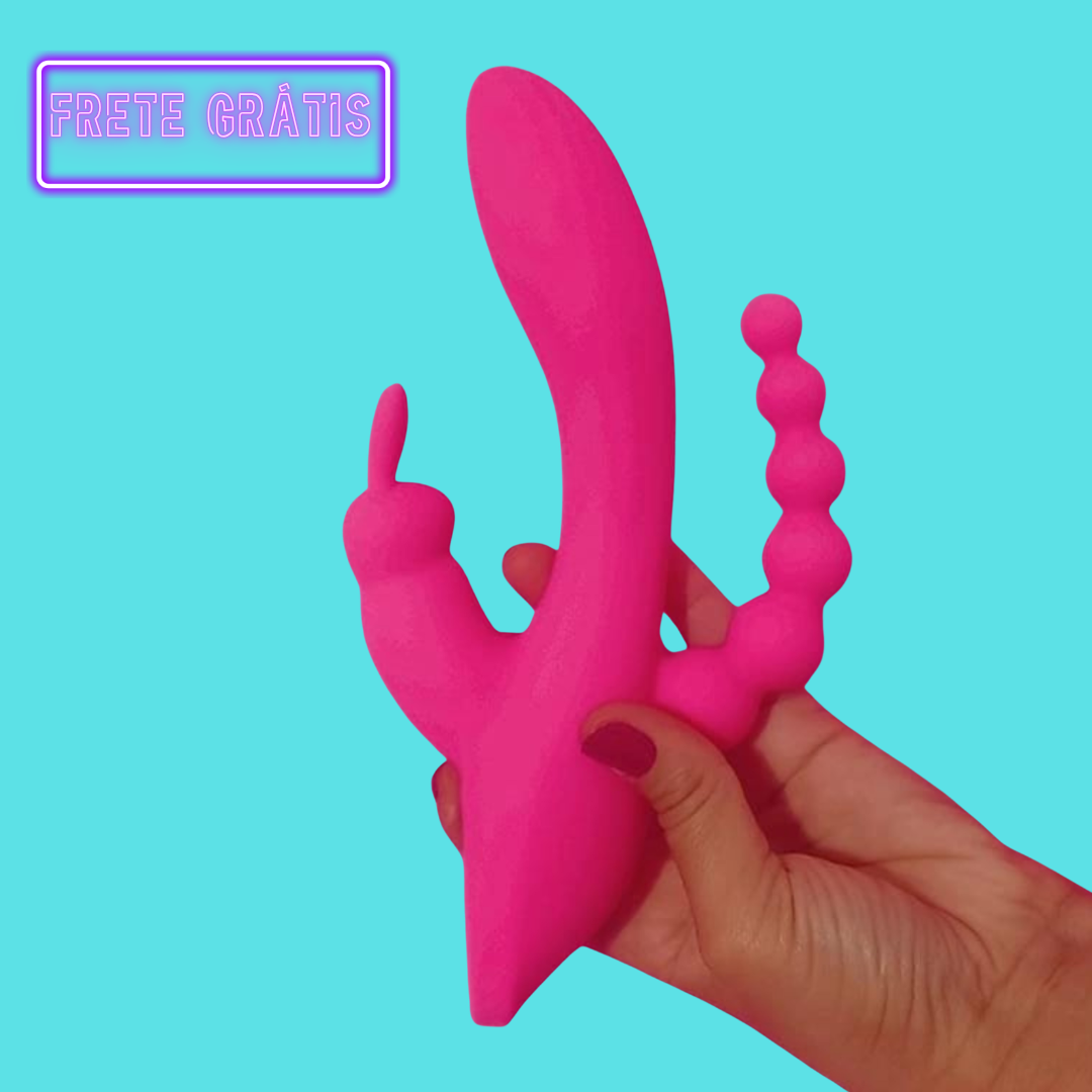 Trinity vibrador — três estímulos, um único destino: fazer você perder o controle