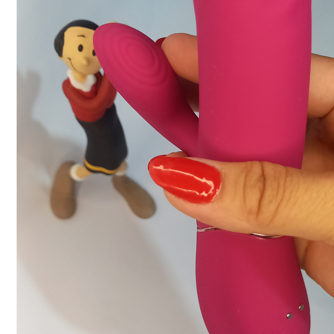 Liz — Vibrador Rabbit com Power Finger