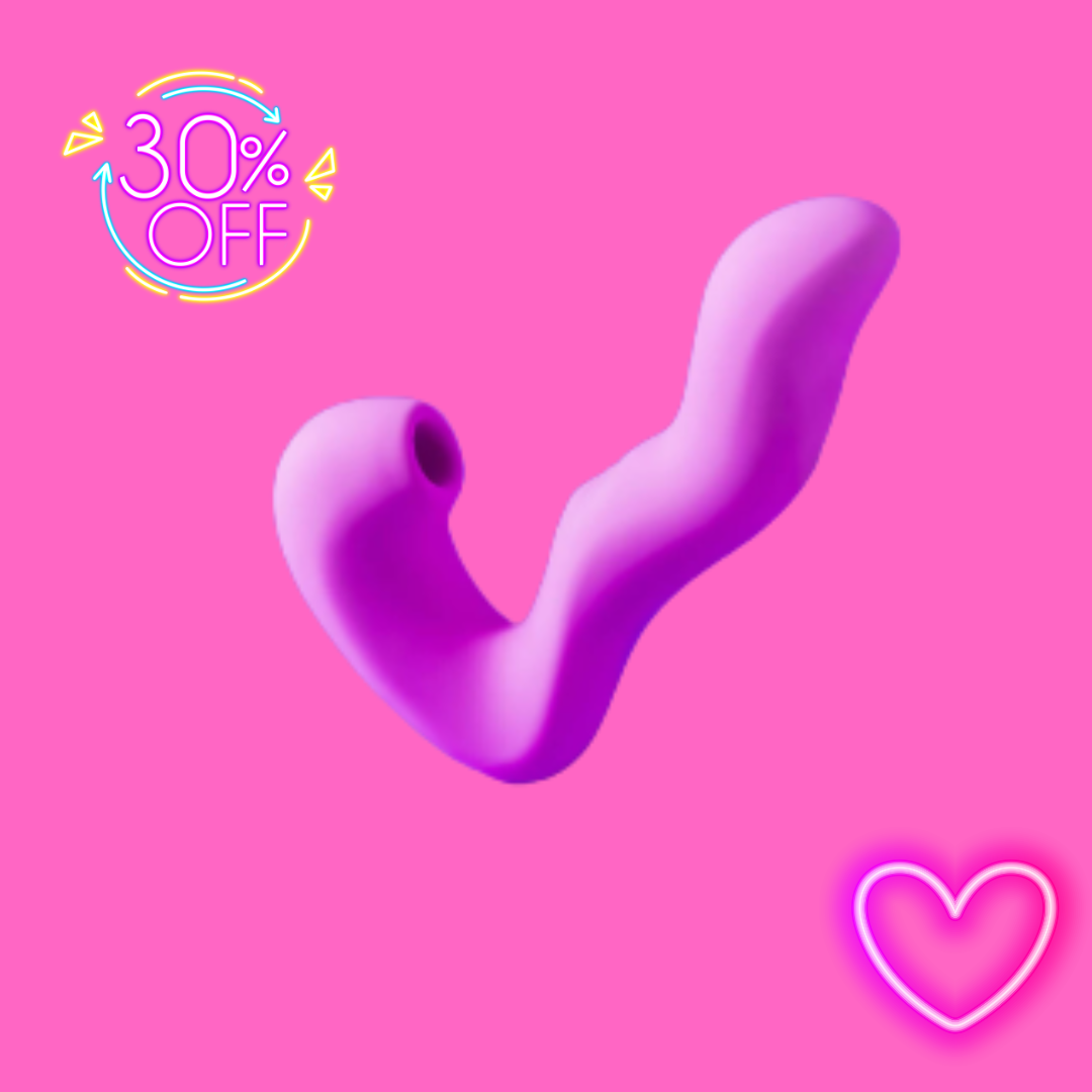 Kiss Sugador e Vibrador 3 em 1 com Power Touch