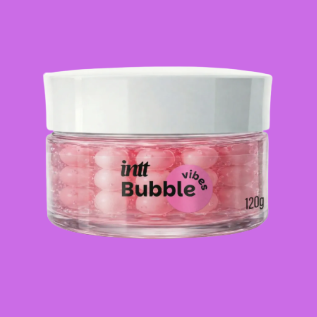 Bubble Vibes - Lubrificante Beijável Com Esferas 120G Intt