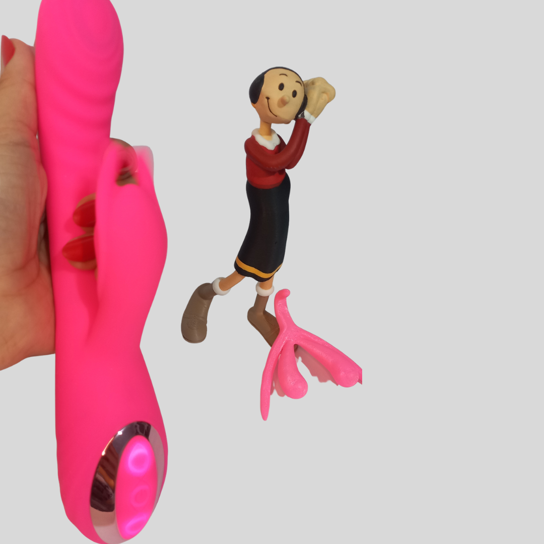 POWERFUL - Rabbit Vibrador 3 em 1 com Power Touch no ponto G