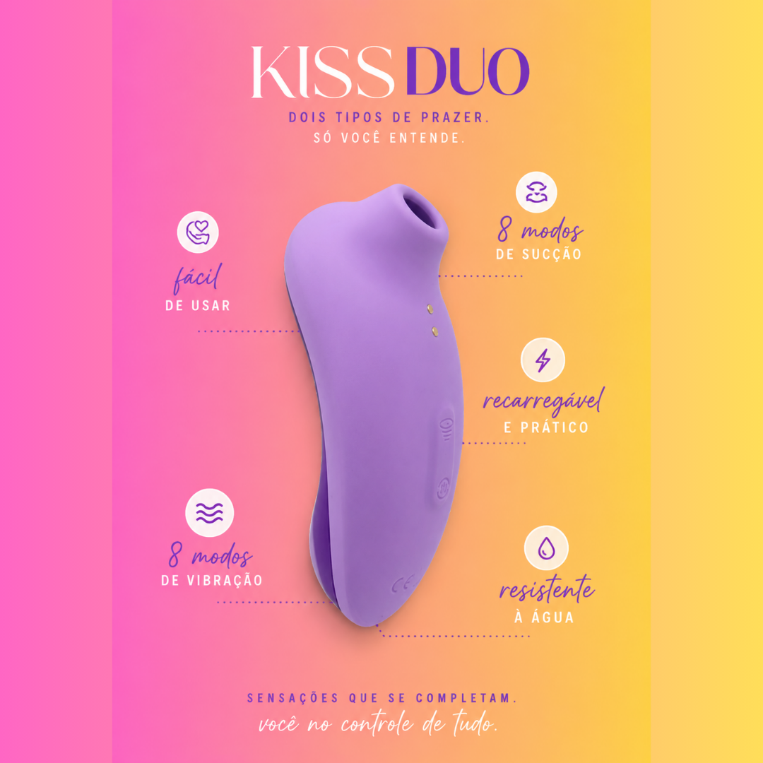 Kiss Duo Sugador com Tapping - Feito Para Surpreender Você