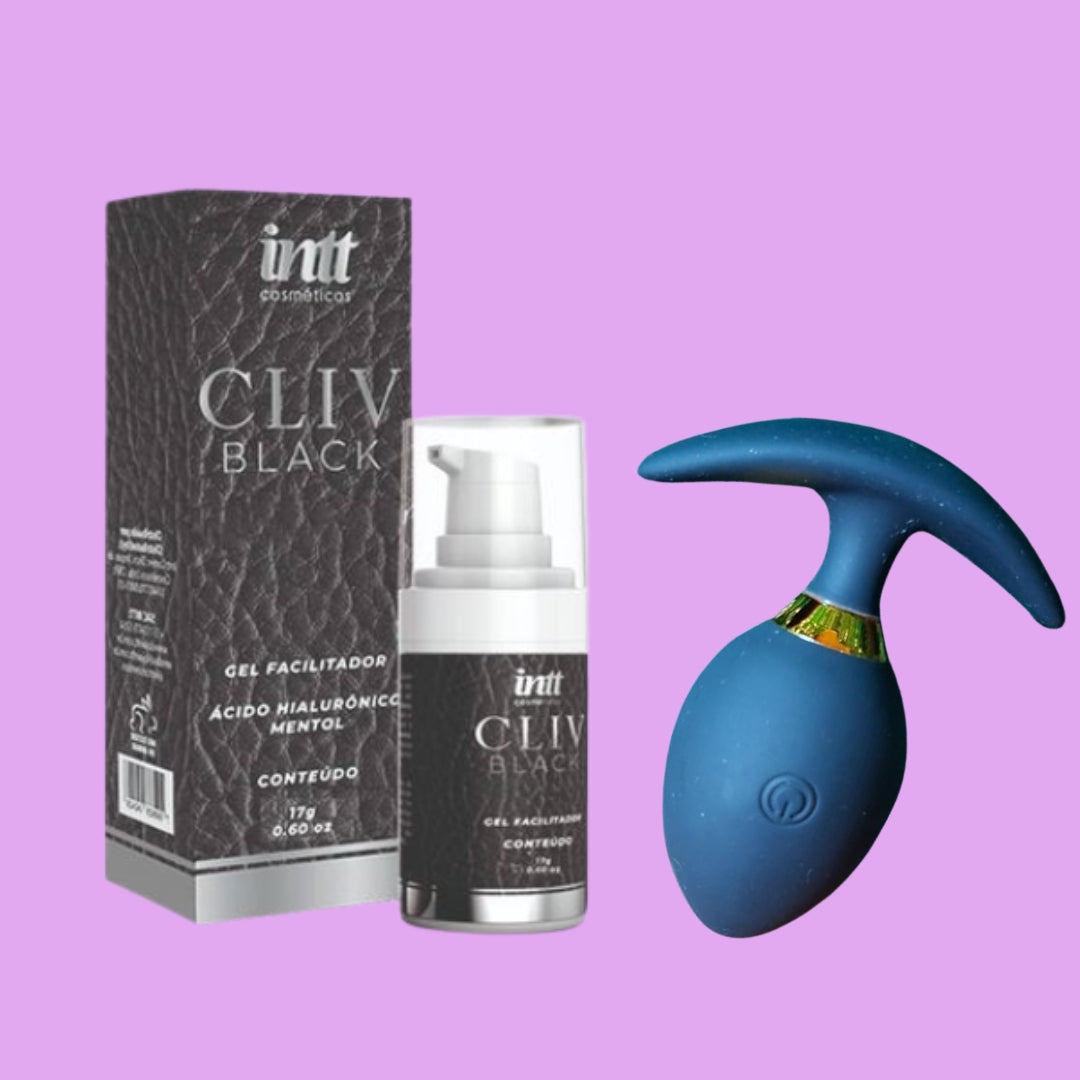 Kit Dark — Plug Vibratório + Cliv Black