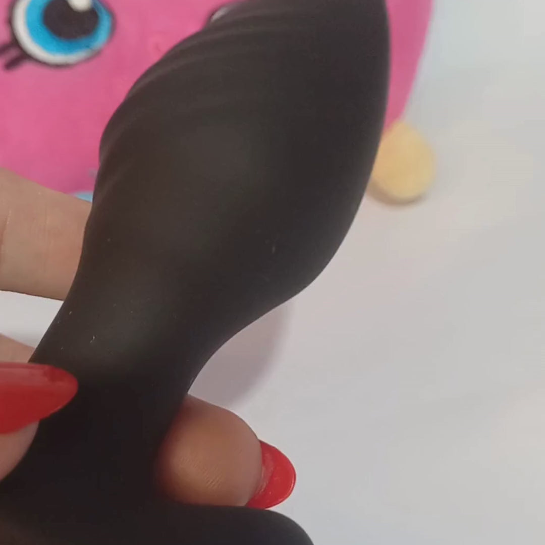 Rosquinha | Plug Anal Giratório Recarregável com Vibração | Linha Black