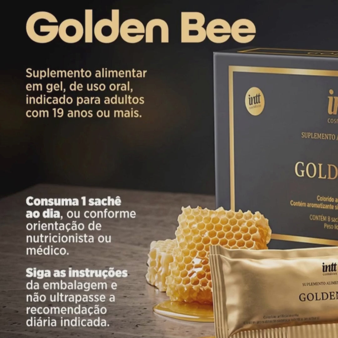 Golden Bee INTT | Suplemento Alimentar Líquido com Cafeína, Taurina e Arginina