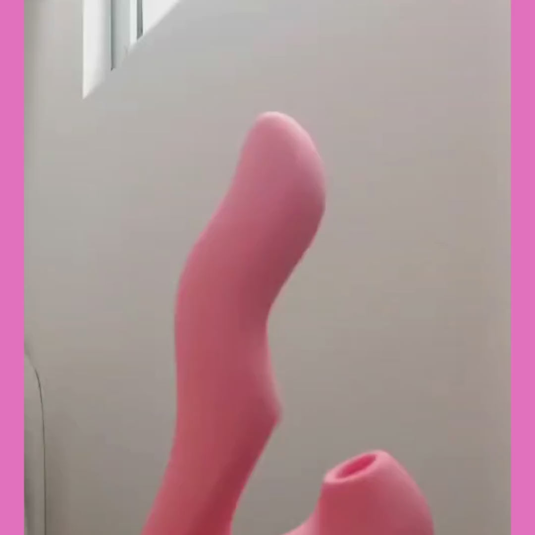 Kiss Sugador e Vibrador 3 em 1 com Power Touch