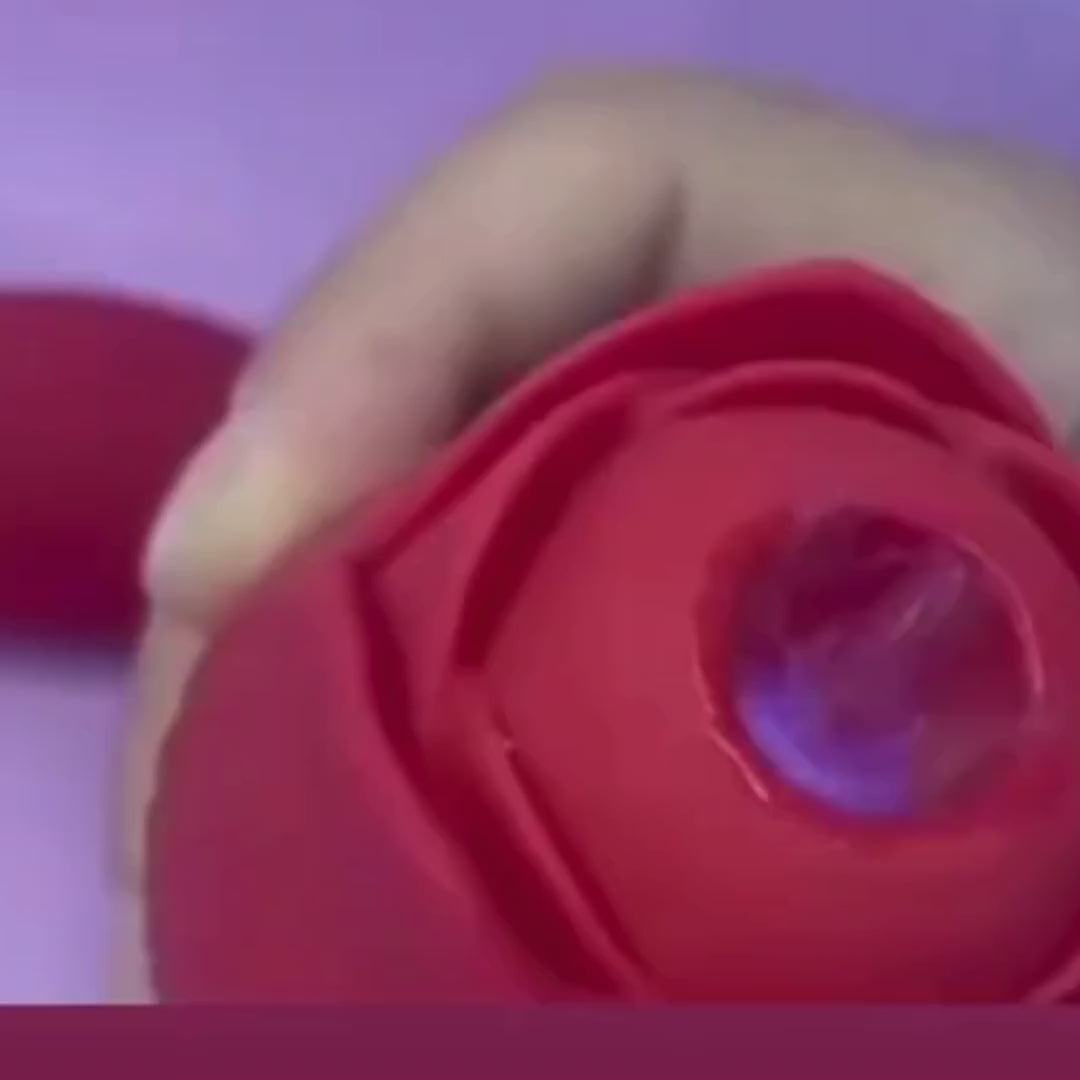 Lumi Flora | Vibrador Rosa e Movimento "Vem Cá"