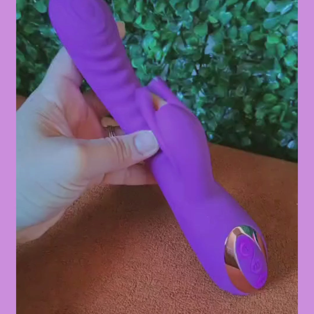 Prepare-se para sentir algo que nenhum outro já conseguiu entregar: um tapping ritmado e profundo bem na ponta, criado exatamente para acertar o ponto G com precisão cirúrgica.
Ele não vibra apenas… ele bate, pulsa e toca como dedos rápidos e insistentes, pressionando exatamente onde o seu corpo implora por mais.
&nbsp;Por que ele é diferente de tudo?

tapping real na ponta → como dedos dando toques rápidos e intensos direto no ponto G

