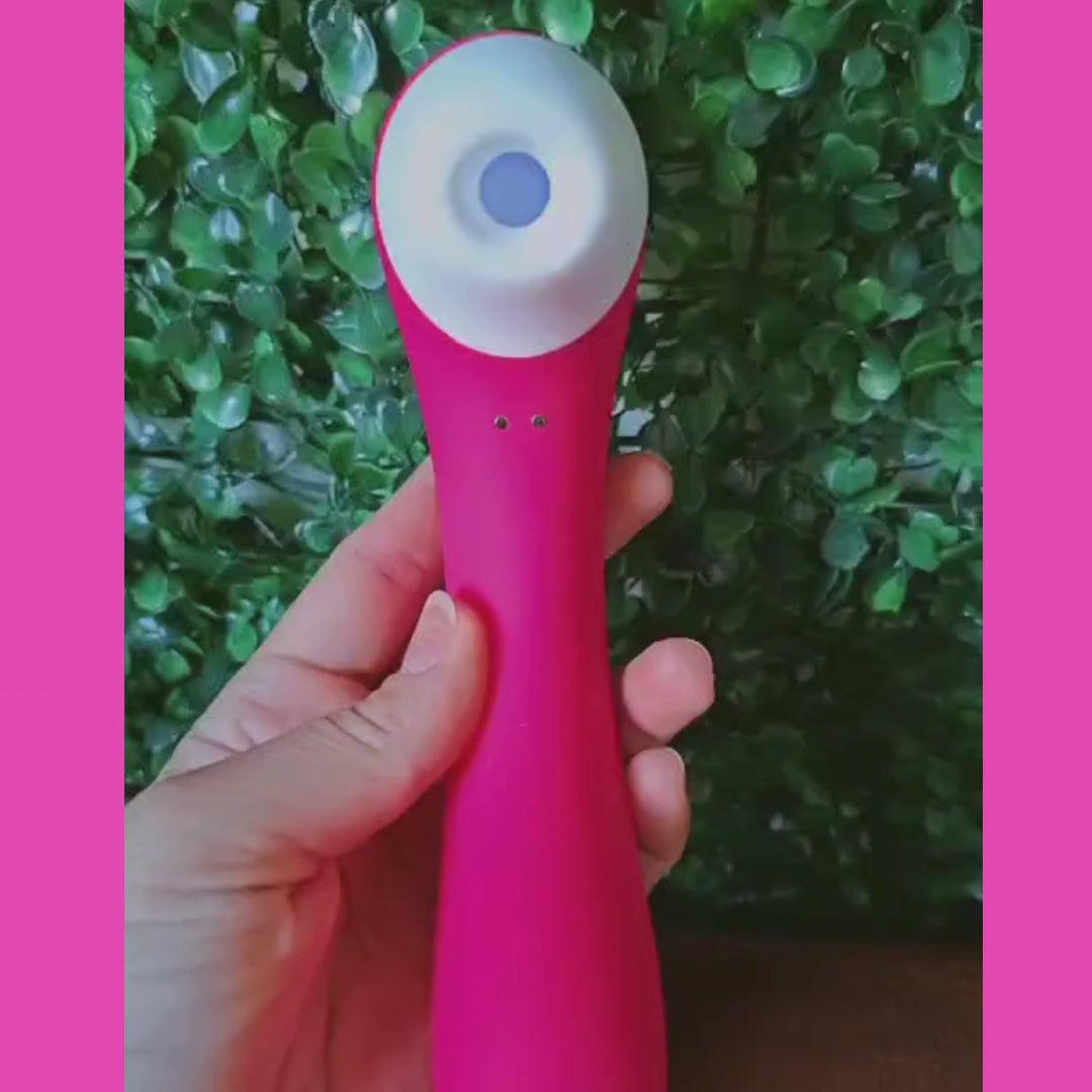 Screaming | Vibrador Ponto G e Clitóris com Pulsação Recarregável