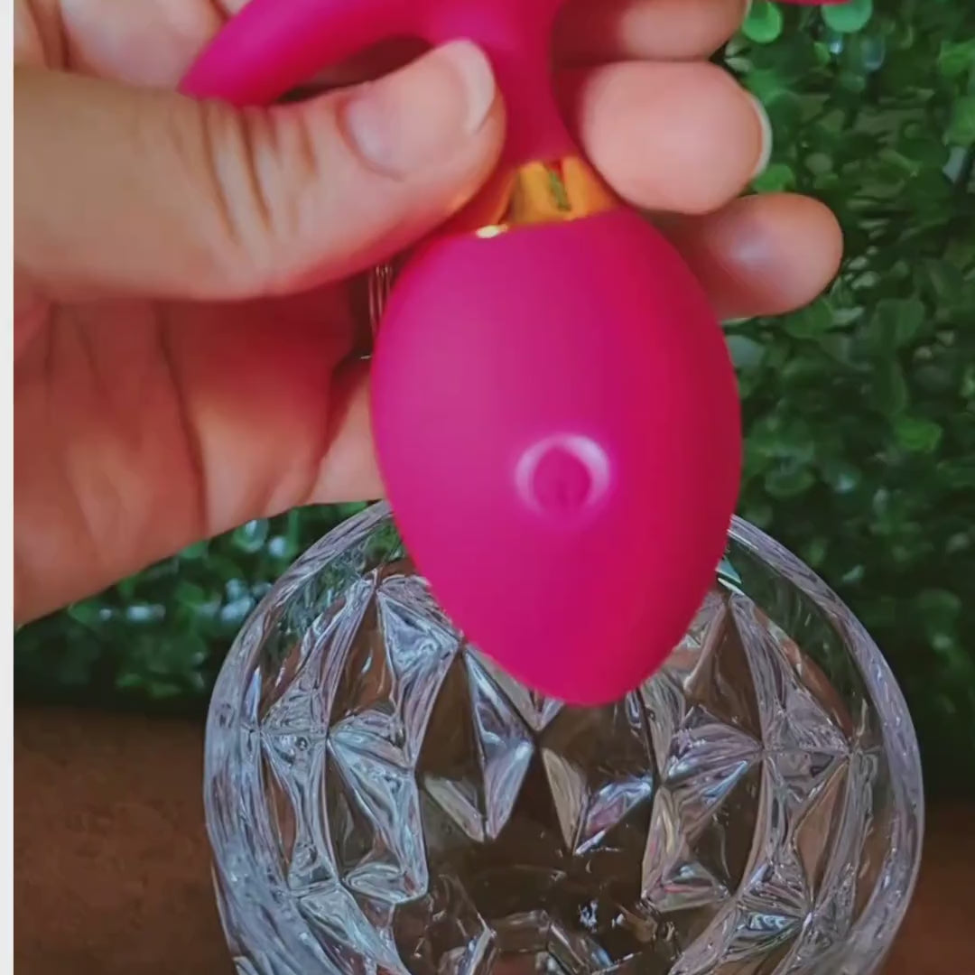 Cookies — Plug Anal com Vibração + Rotação via APP à Longa Distância