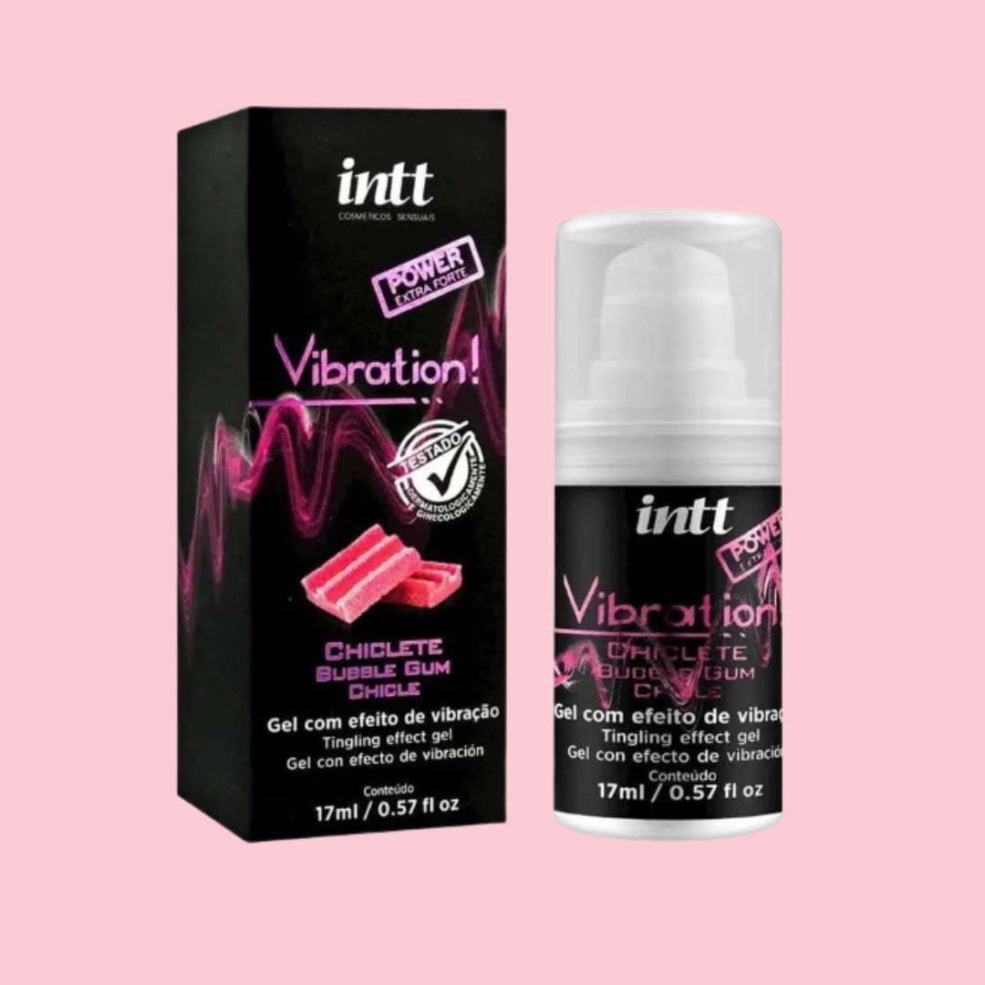 Gel Sensorial Vibration Bubble Gum -  INTT 17ml