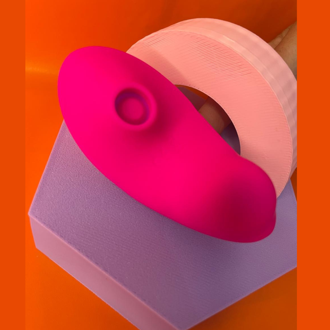 Anna Calcinha Vibratória e Sucção Real – Controle Absoluto pelo App - Rosa