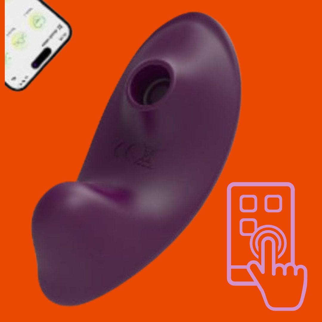 Anna Calcinha Vibratória e Sucção Real – Controle Absoluto pelo App - Rosa